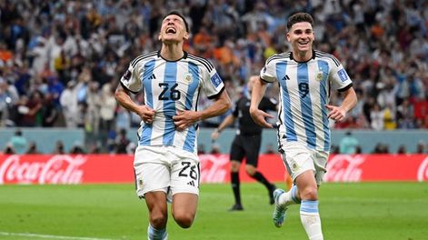 Mirá el gol de Molina para abrir el marcador para Argentina