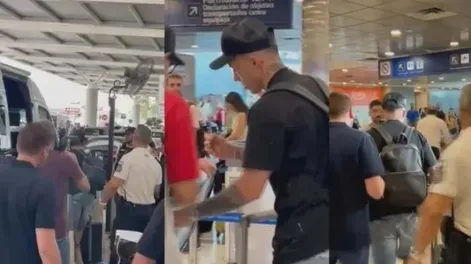 Enzo Fernández y Nicolás Tagliafico, los primeros en llegar al país