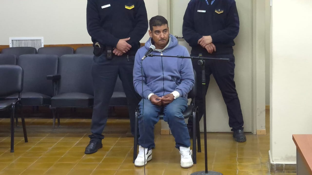 Matías Ezequiel Marín frente al juez.