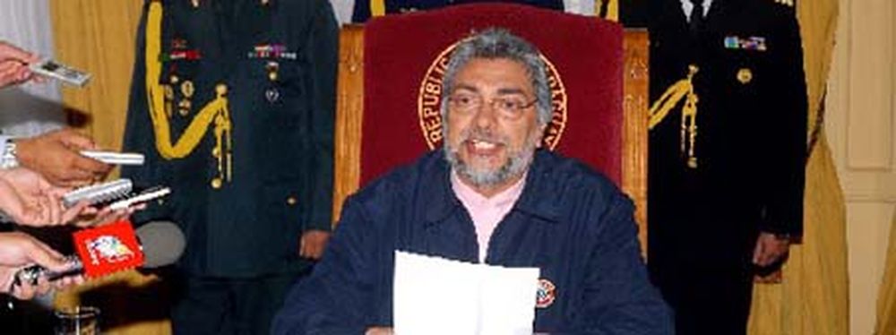 Fernando Lugo negó denuncia de violación