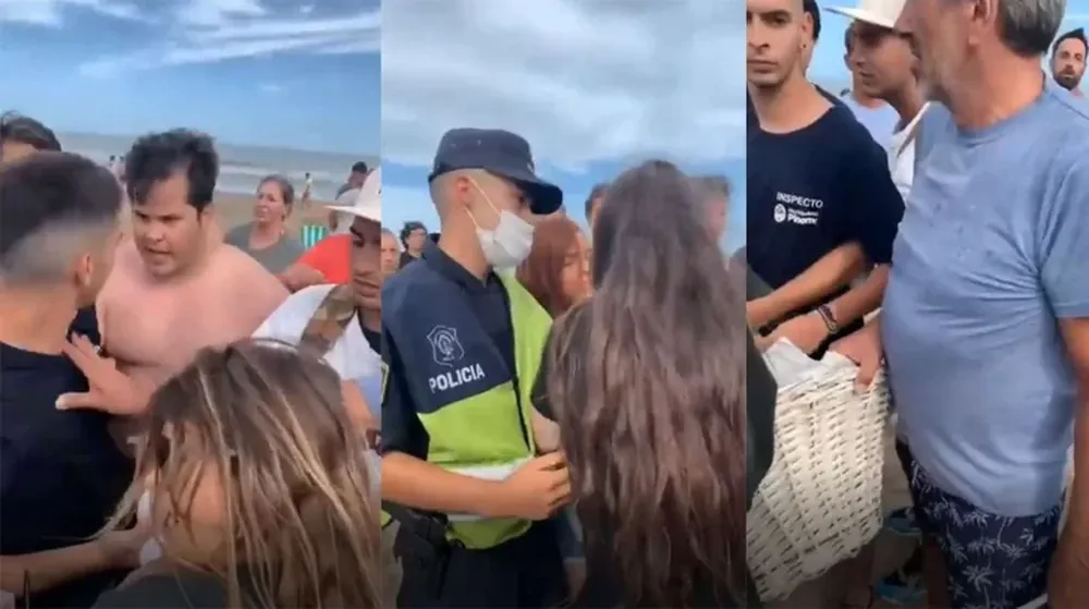 Inspectores quisieron sacarle la canasta a un churrero y los turistas lo impidieron