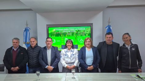A San Expedito. Las intendencias de Albardón, Angaco, Chimbas y San Martín presentaron la Bicicleteada de la Fe.
