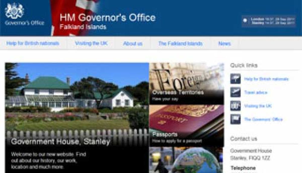 En medio del conflicto diplomático, el Reino Unido lanzó una página web de las Islas Malvinas