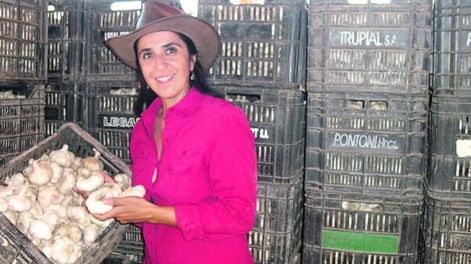 Una mujer, a cargo de la agricultura en Calingasta