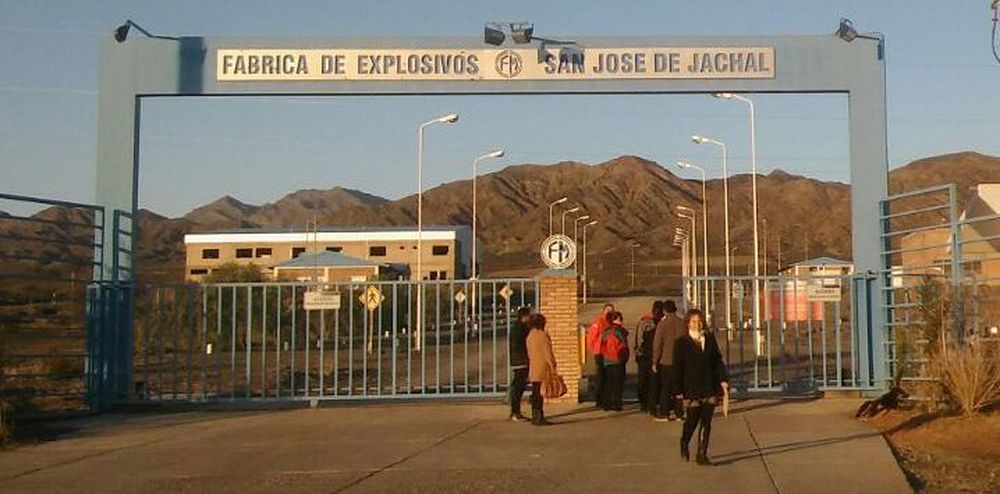 Potencial. Aseguran que con inversión, la fábrica podría convertirse en distribuidora de explosivos para los proyectos mineros de San Juan, Mendoza, el NOA y otras zonas del país.