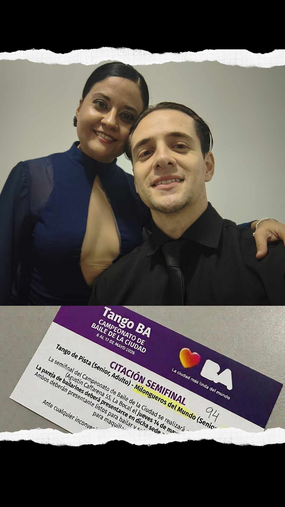 Gerardo Lecich y Silvana Meneses, de San Juan a la exigente pista porteña