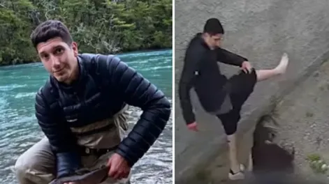 Un hombre intentó matar a golpes a su exnovia y el ataque quedó registrado en un video