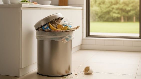 Cómo eliminar el mal olor del tacho de basura con un simple truco con sal.