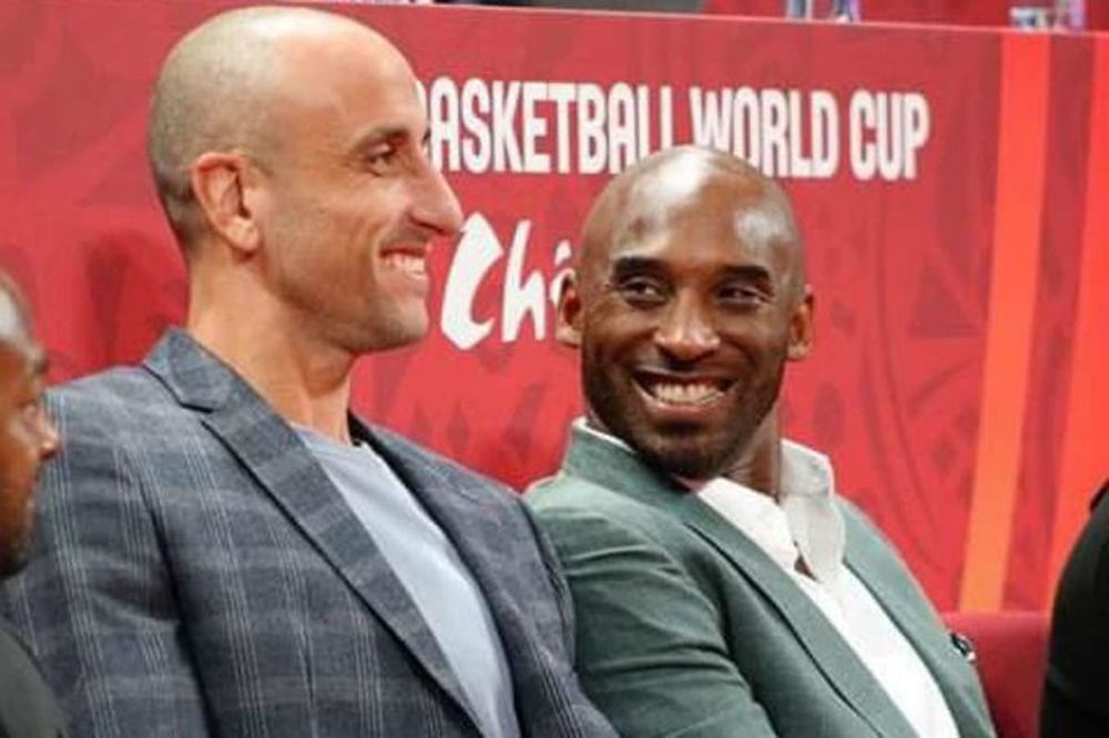 “Devastado”, el mensaje de Manu Ginóbili por la muerte de Kobe Bryant