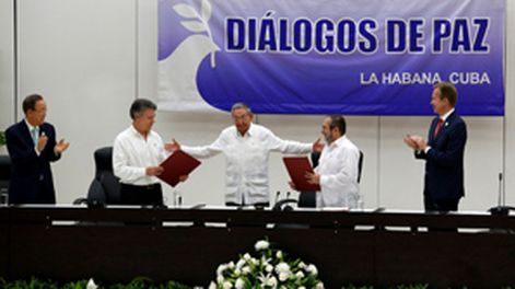 Colombia selló el cese del fuego definitivo entre Gobierno y FARC