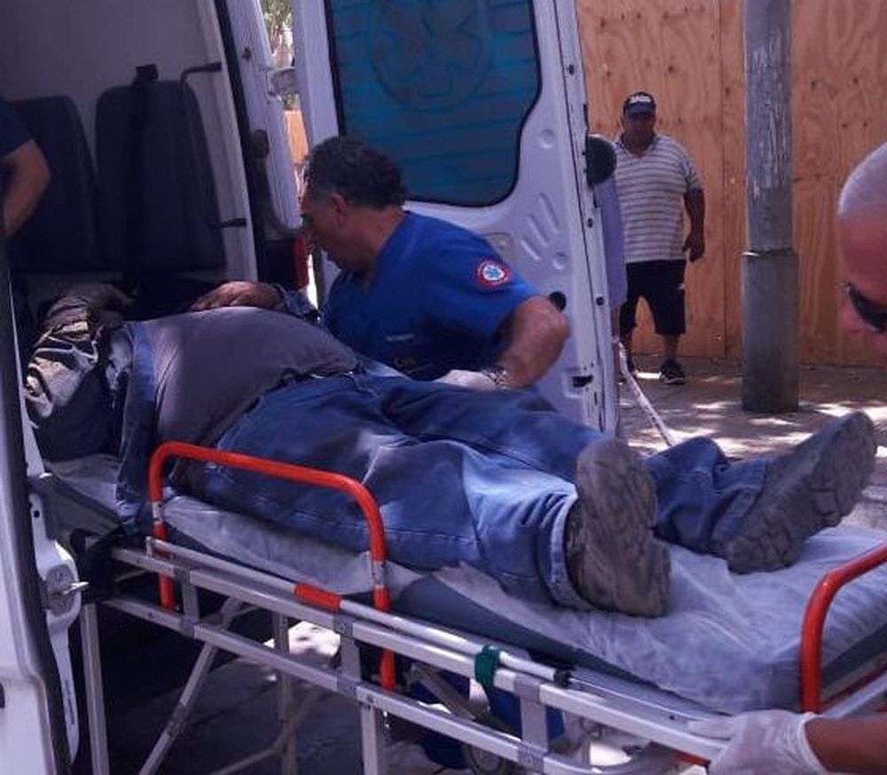 Un obrero grave por una descarga