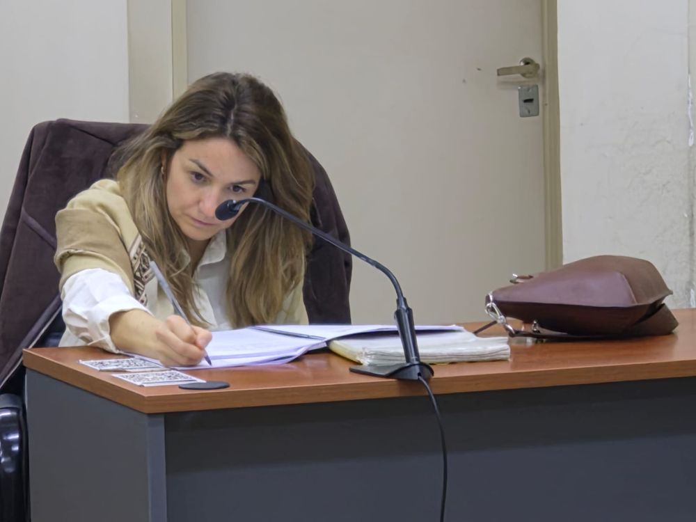 Cecilia Mut, la defensora oficial asignada a Ver&oacute;n Mari&ntilde;o.
