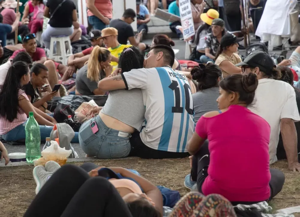 Un acampe piquetero por tiempo indefinido