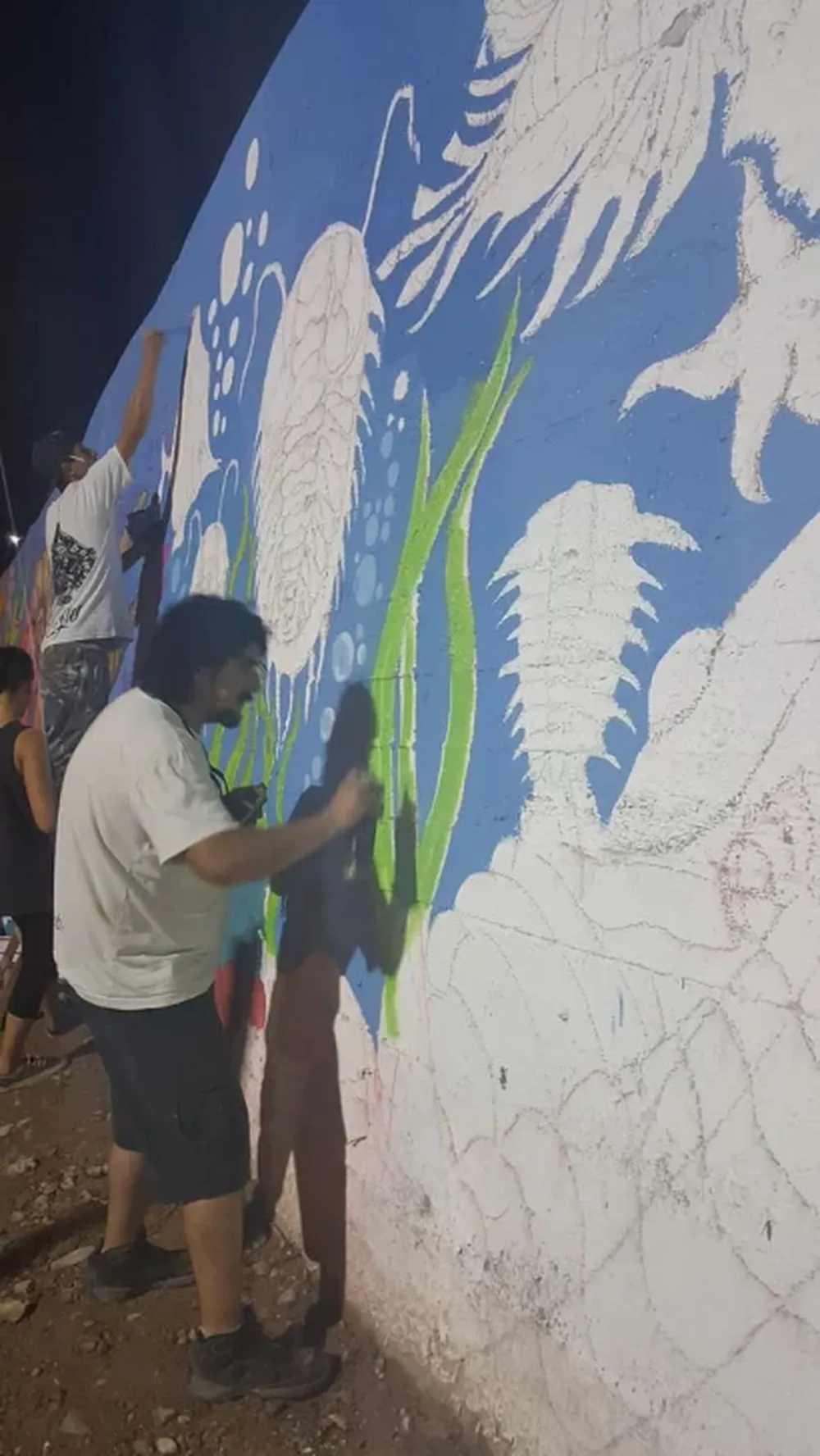 “Puentes”, la movida artística que embellece Chimbas y Albardón