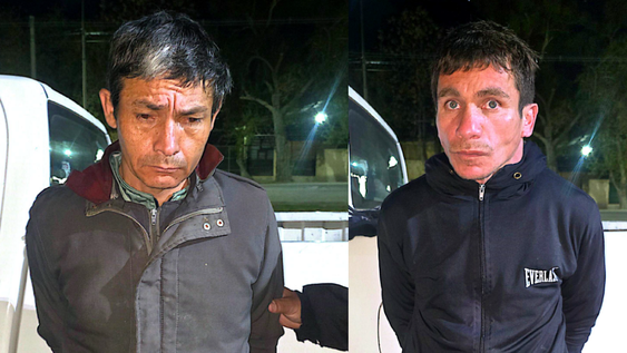 Gabriel Jesús Flores, de 42 años, y Sebastián Favio Retamar, de 43, los imputados y condenados por el robo.&nbsp;