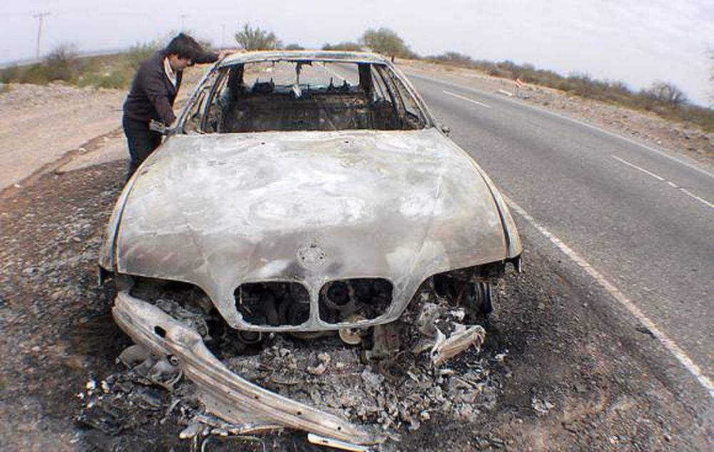 Ardió un BMW guiado por un sindicalista