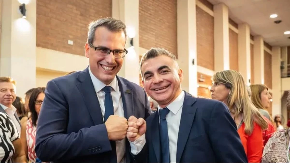 Carlos Munisaga y Fabián Gramajo.-