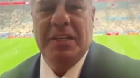 En medio de la polémica, Chiqui Tapia apareció en las redes desde el estadio Lusail a tres años del título en Qatar