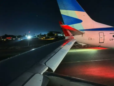 El choque de aviones no dejó heridos que lamentar. El choque de aviones no dejó heridos que lamentar.