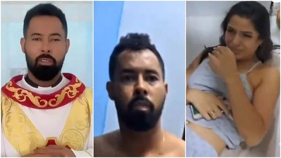 El sacerdote Luciano Braga Simplício fue suspendido tras el escándalo.