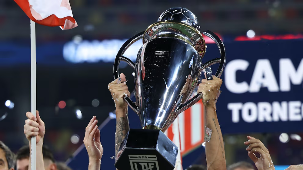 Estudiantes de La Plata es el último campeón del fútbol argentino.