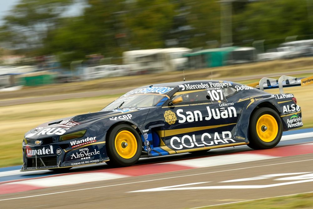 El sanjuanino Tobías Martínez compitiendo en el Turismo Carretera, donde fue sancionado tras la final disputada en Viedma.