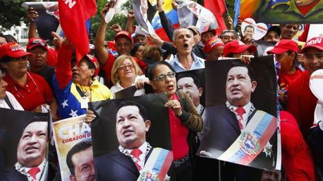 Alegría por la vuelta de Chávez