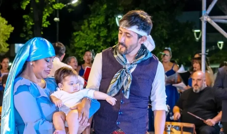 La Navidad Criolla que organiza la Biblioteca Popular Mariano Moreno, cuenta con la colaboración del municipio de Rawson.