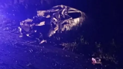 Terrible choque frontal dejó dos muertos