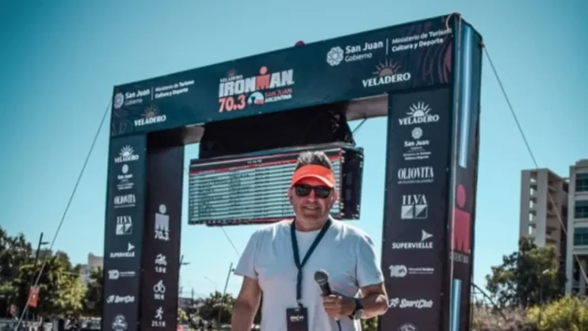 Jorge Tobal: la voz del Ironman que es una marca registrada en San Juan