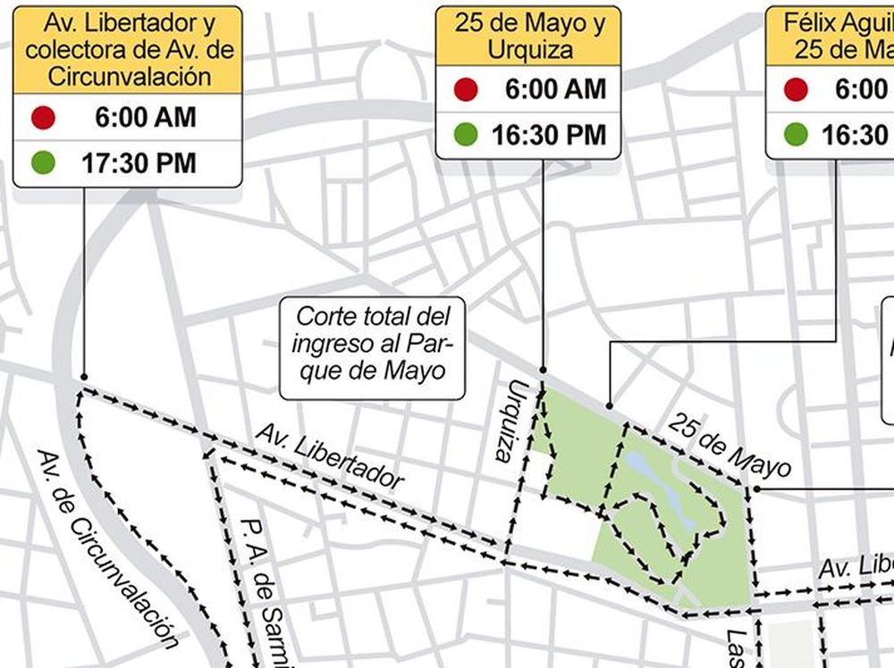 Domingo especial por el Ironman: mirá en detalle qué calles están cortadas