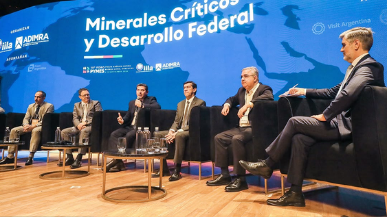 orrego llevo el potencial minero de san juan a un foro internacional y hablo de empleo e inversiones