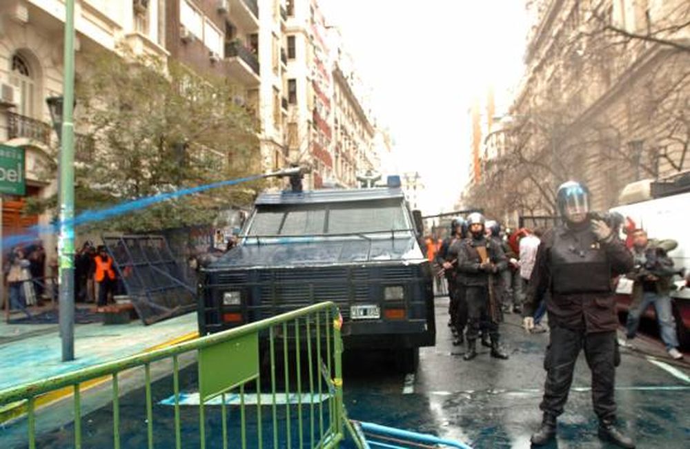 Incidentes fuera de Tribunales tras absolución de Callejeros