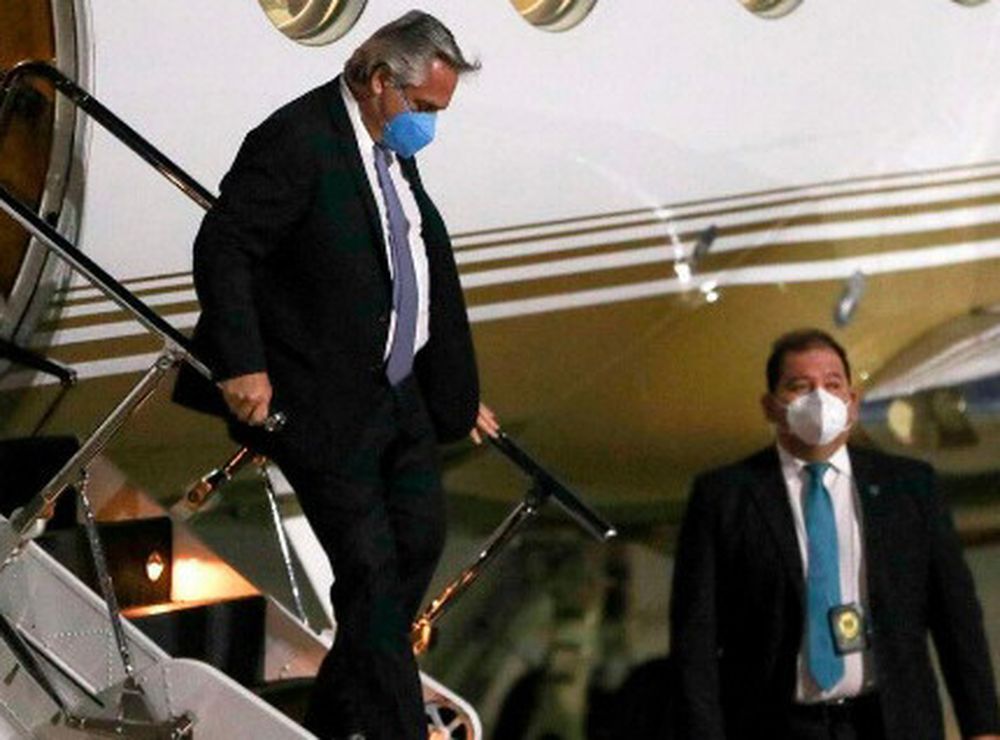 Partió el presidente hacia Rusia y China