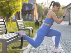 La sentadilla búlgara, una de las estrellas del entrenamiento. La sentadilla búlgara, una de las estrellas del entrenamiento.