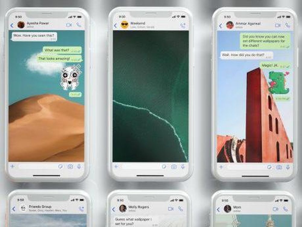 Los nuevos fondos de pantalla personalizados y stickers animados de WhatsApp