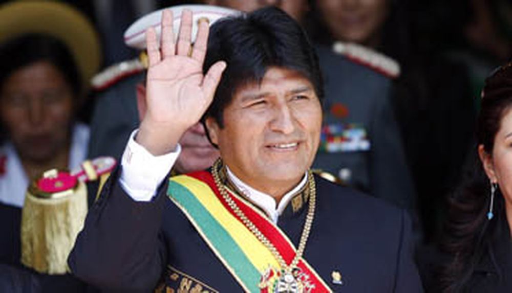 Evo Morales juró su segundo mandato consecutivo