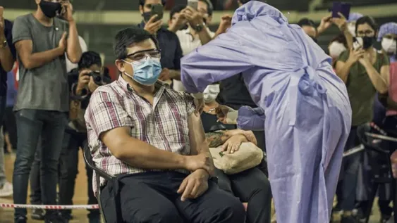 Matías Espejo, primer sanjuanino vacunado: “Es el principio del fin”