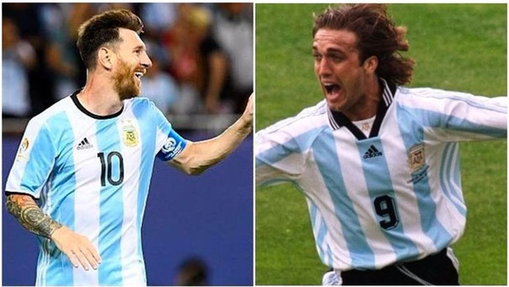 Messi y Batistuta, entre los mejores 25 del mundo en el último cuarto de siglo