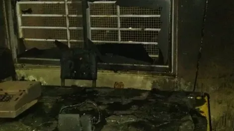 Dañino incendio en un taller metalúrgico