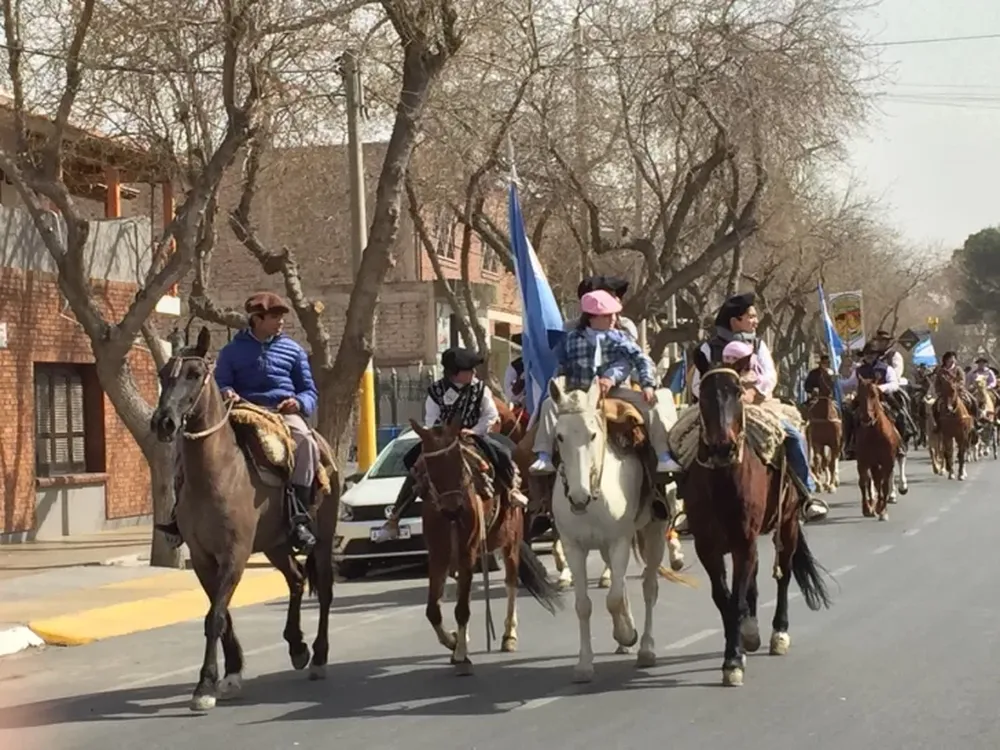 Cabalgata a la Difunta Correa: la Fe, más fuerte que el viento y el frío