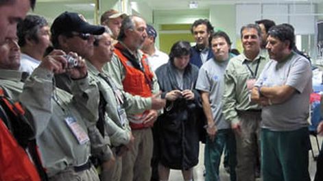 Fueron dados de alta 31 de los 33 mineros