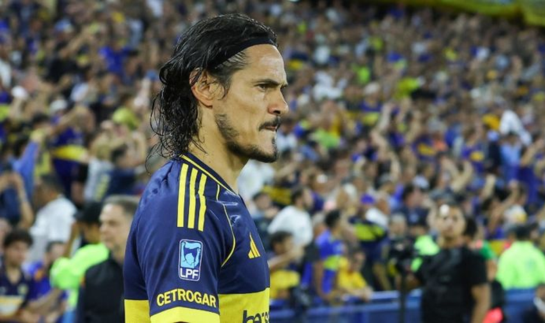 Edinson Cavani se perderá un mes por tratamiento lumbar y Boca busca alternativas en ataque