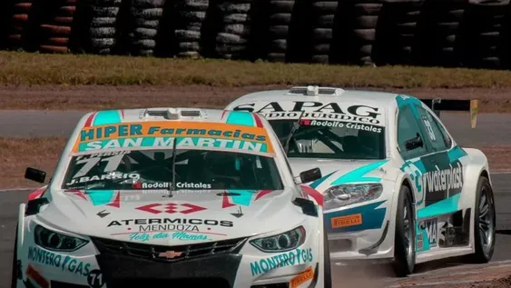 Fabricio Persia fue segundo en el V6 junto a Jorge Barrio