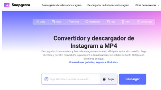 como convertir videos de instagram a mp4 facilmente