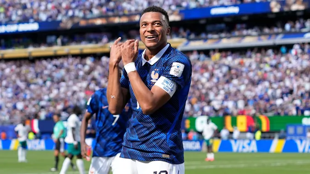 Kylian Mbapp&eacute;, una leyenda de Francia en la Copa del Mundo.
