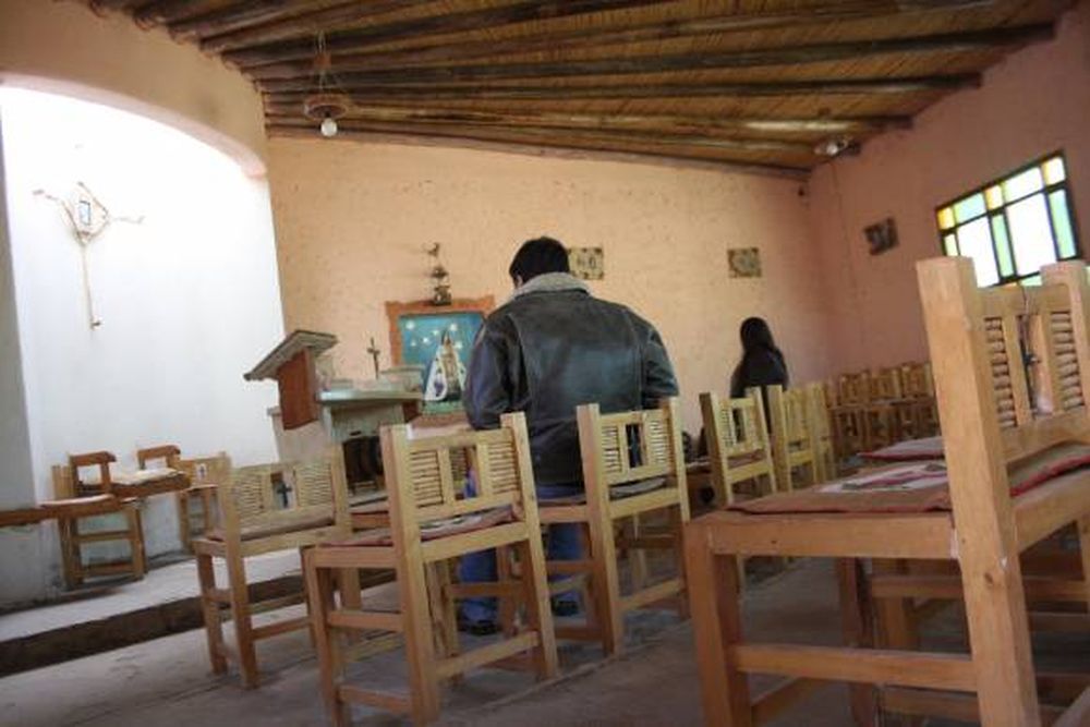 Un templo con la forma de un abanico