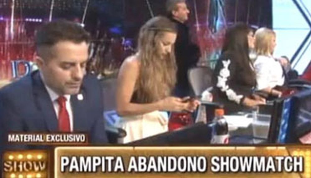 Pampita dejó Showmatch y sus colegas quedaron boquiabiertos