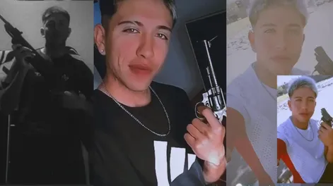 Así se mostraba en Instagram, el futbolista condenado.