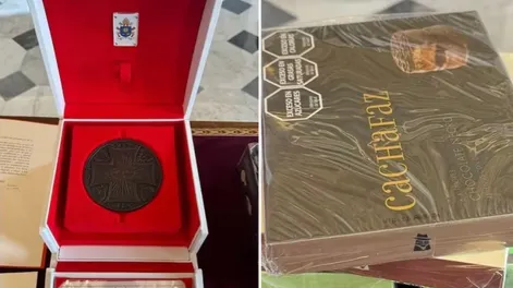 Los obsequios que Milei le dio al Papa y el medallón del Sumo Pontífice para el Presidente